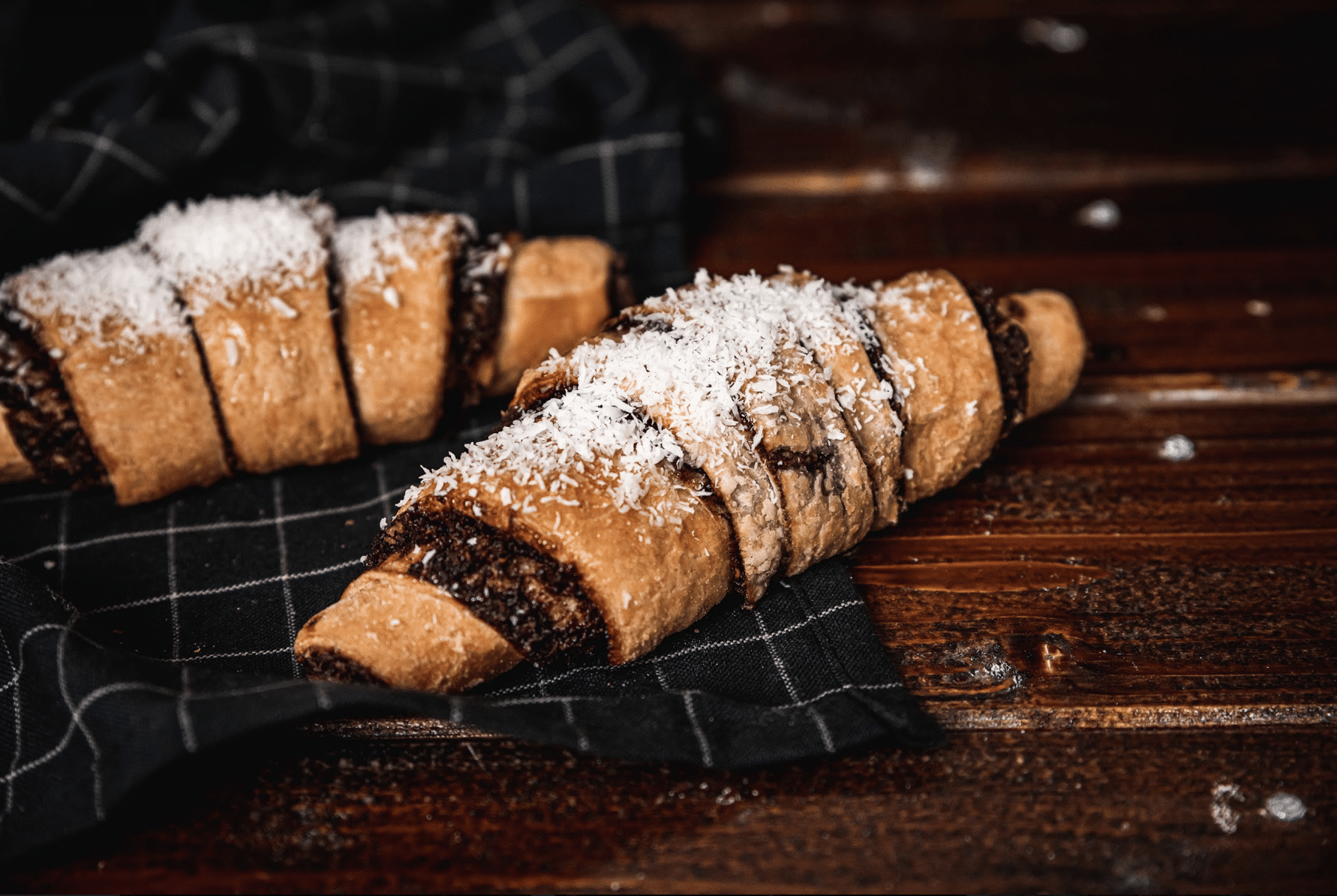 Kakaós kókusz roll